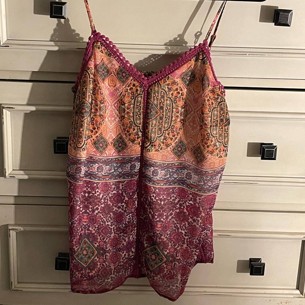 Collective Concepts Peplum tank/blouse